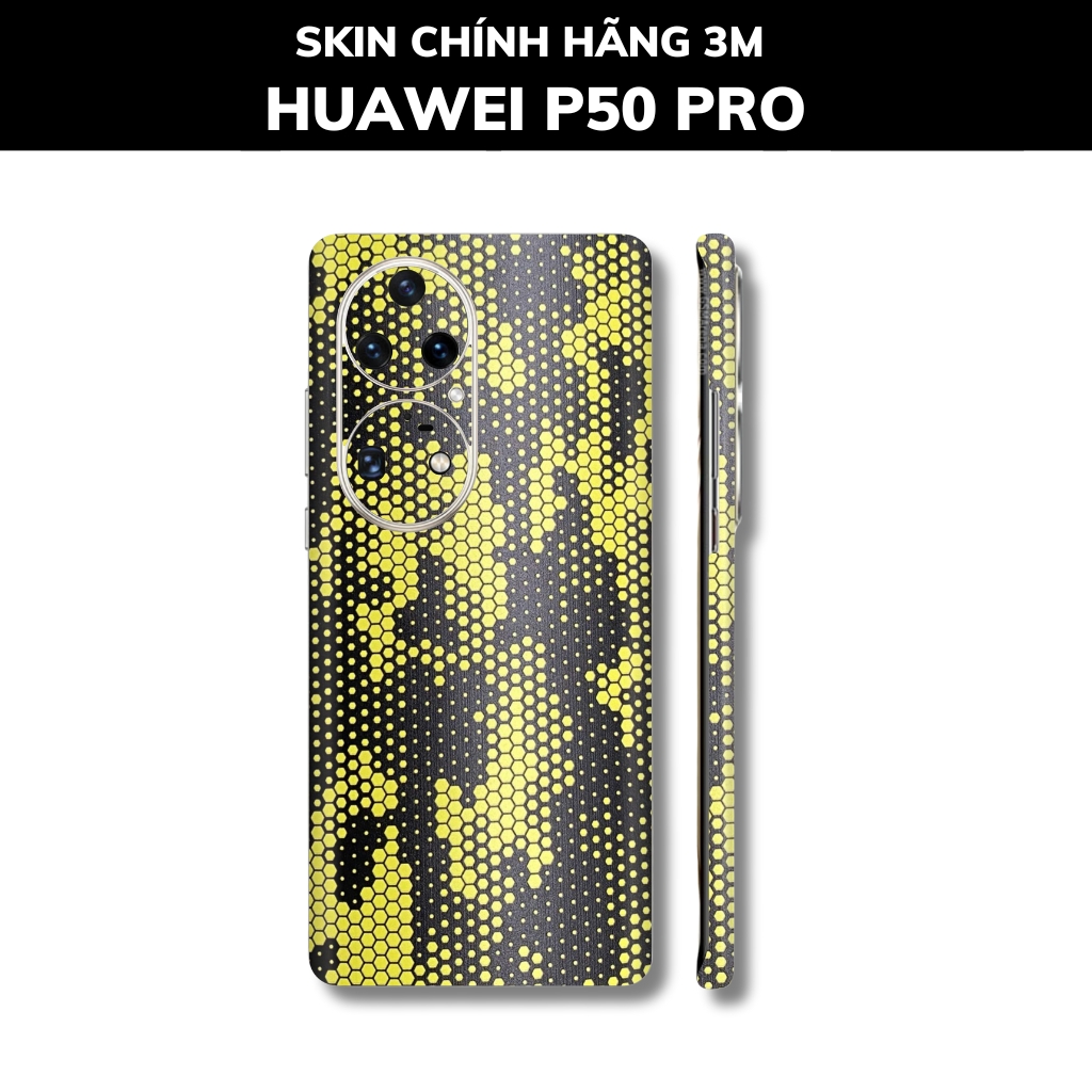 Dán skin điện thoại Huawei P50 Pro full body và camera nhập khẩu chính hãng USA phụ kiện điện thoại huỳnh tân store - Mamba Yellow - Warp Skin Collection