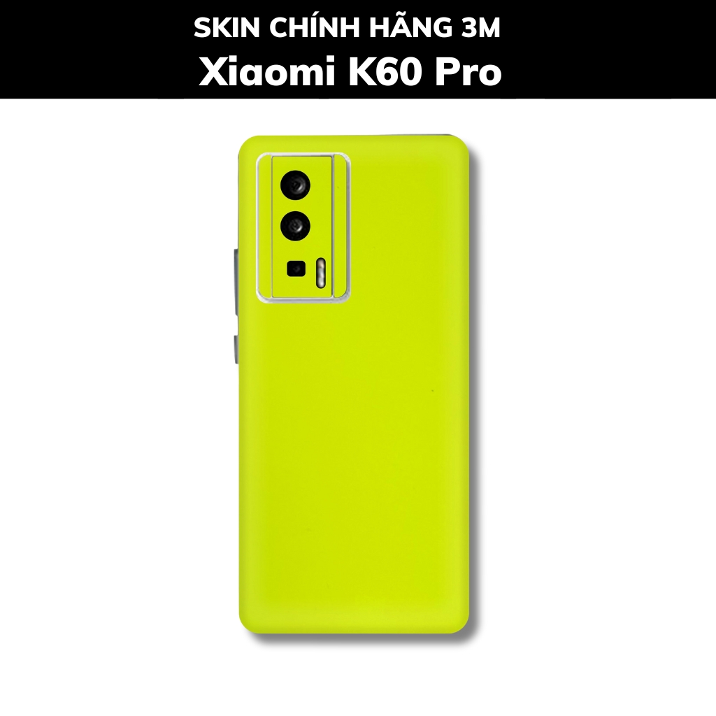 Skin 3m K60, K60 Pro full body và camera nhập khẩu chính hãng USA phụ kiện điện thoại huỳnh tân store - Yellow Neo - Warp Skin Collection