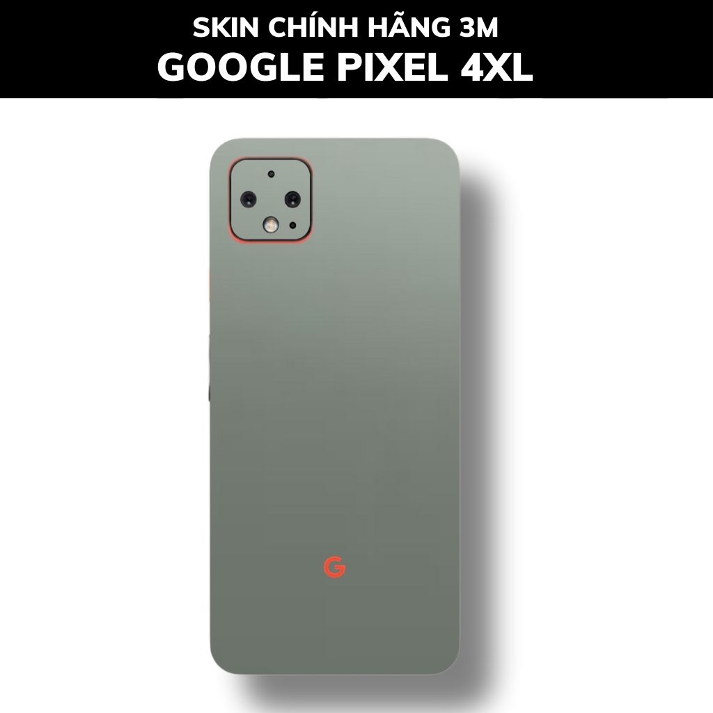 Skin 3m google Pixel 4XL, Pixel 4 full body và camera nhập khẩu chính hãng USA phụ kiện điện thoại huỳnh tân store - Battelship Grey - Warp Skin Collection