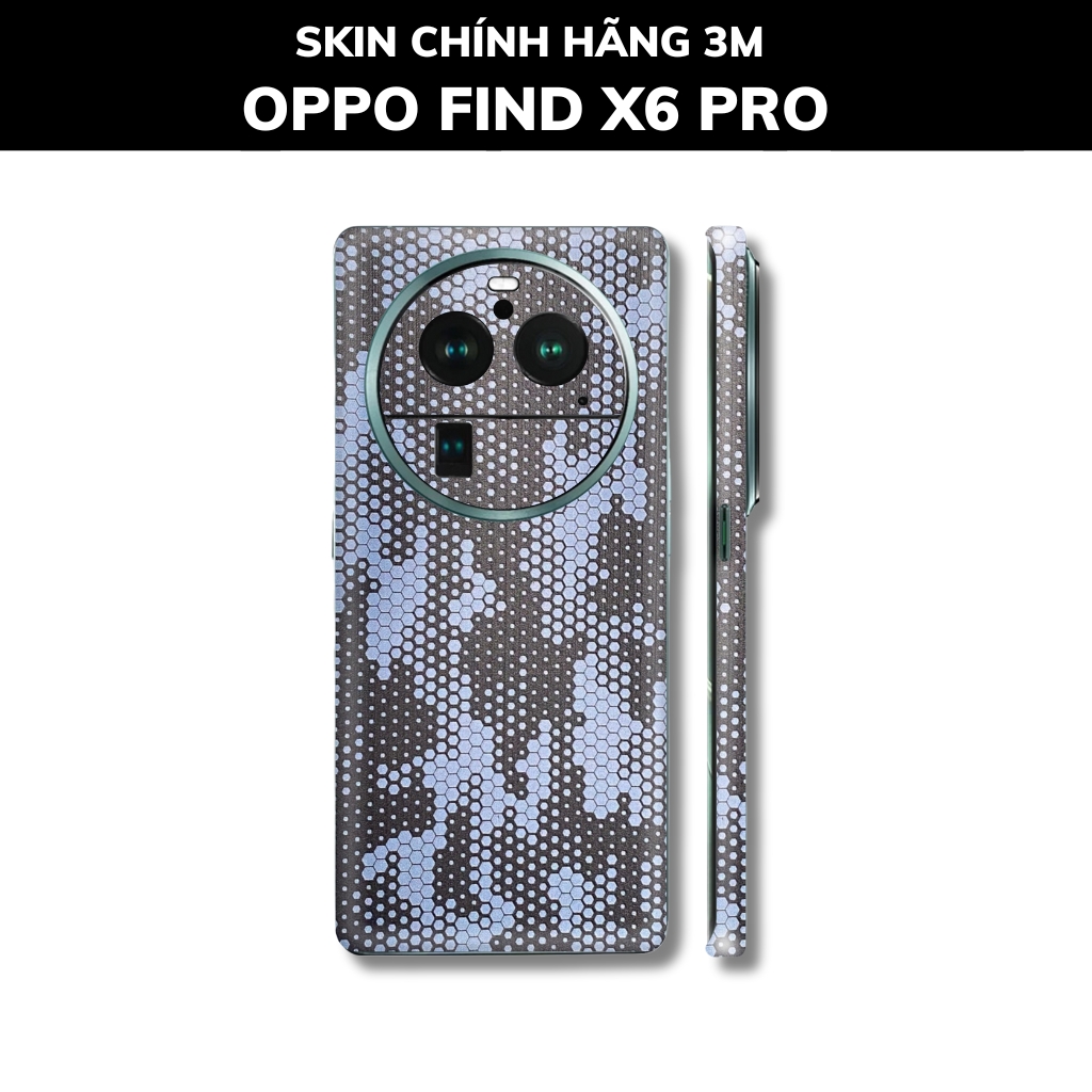 Dán skin điện thoại Oppo Find X6 Pro full body và camera nhập khẩu chính hãng USA phụ kiện điện thoại huỳnh tân store - Mamba Light Blue - Warp Skin Collection