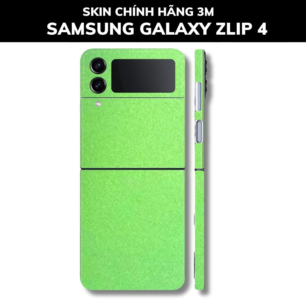 Skin 3m samsung galaxy Z Flip 4, Z Flip 3, Z Flip full body và camera nhập khẩu chính hãng USA phụ kiện điện thoại huỳnh tân store - Oracal Green Brown - Warp Skin Collection