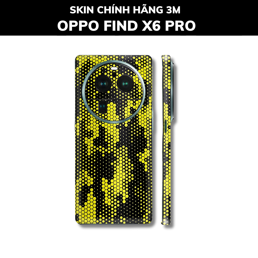 Dán skin điện thoại Oppo Find X6 Pro full body và camera nhập khẩu chính hãng USA phụ kiện điện thoại huỳnh tân store - Mamba Yellow - Warp Skin Collection