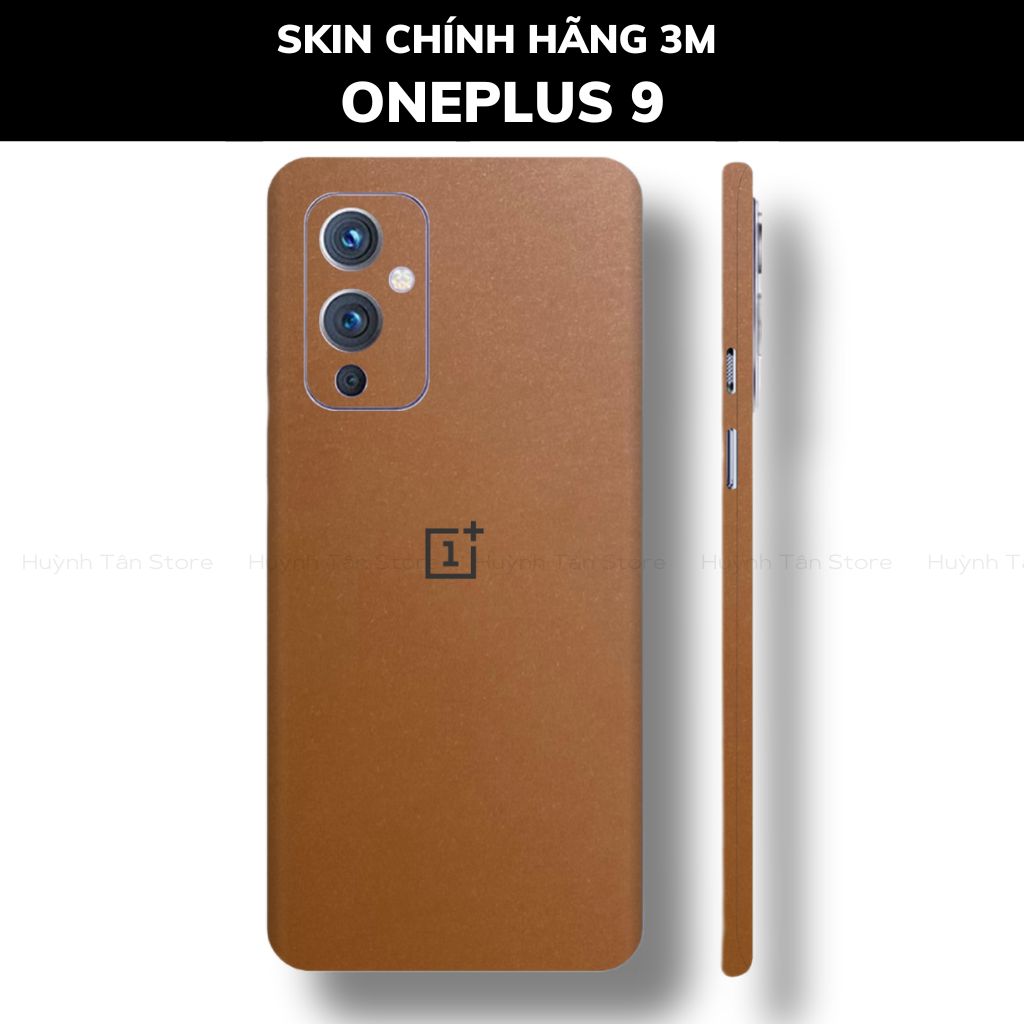 Skin 3m Oneplus 9R, 9 Pro, 9 full body và camera nhập khẩu chính hãng USA phụ kiện điện thoại huỳnh tân store - Caramel - Warp Skin Collection