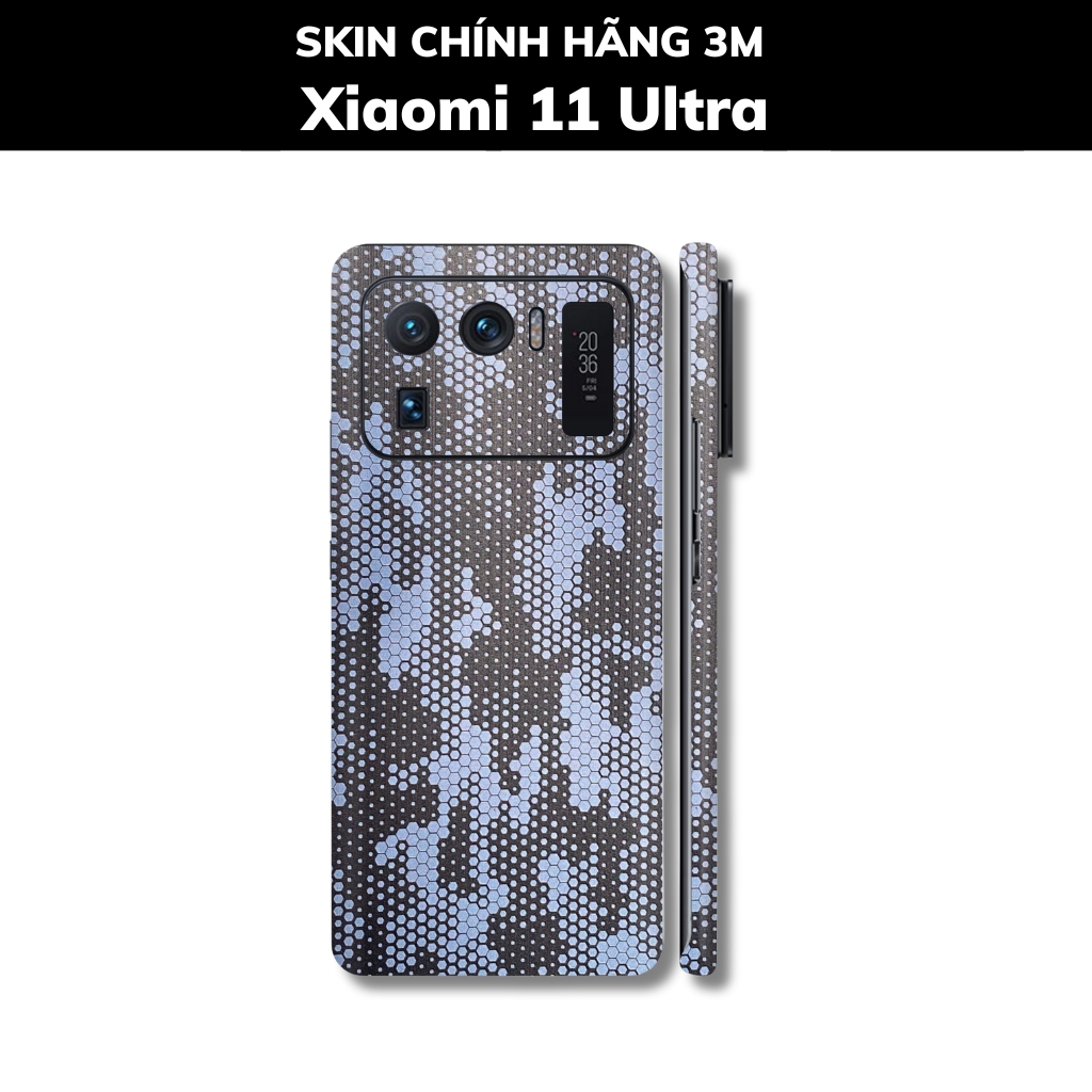 Skin 3m Mi 11 Ultra full body và camera nhập khẩu chính hãng USA phụ kiện điện thoại huỳnh tân store - Mamba Light Blue - Warp Skin Collection