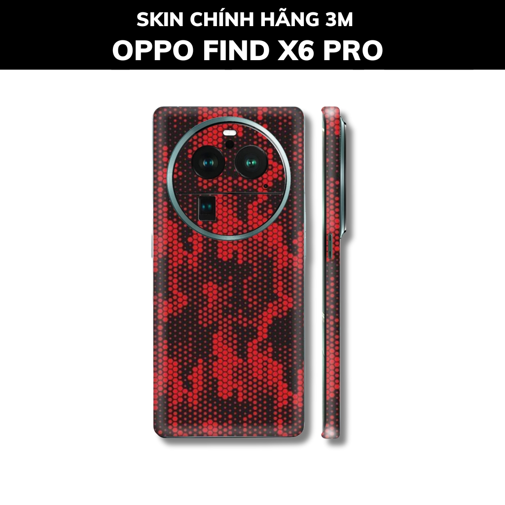 Dán skin điện thoại Oppo Find X6 Pro full body và camera nhập khẩu chính hãng USA phụ kiện điện thoại huỳnh tân store - Mamba Red - Warp Skin Collection