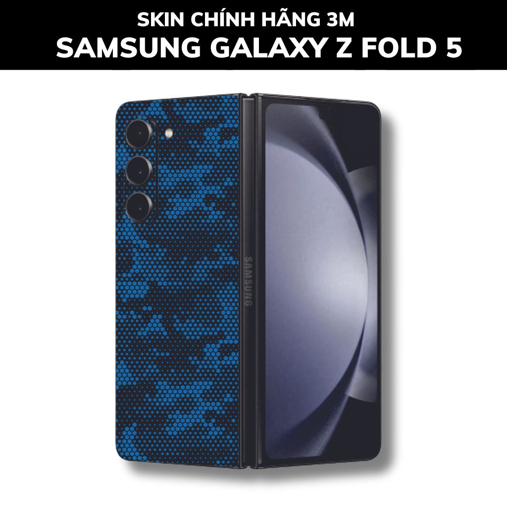 dán skin 3m samsung galaxy z fold 5 full body, camera phụ kiện điện thoại huỳnh tân store - Mamba Blue