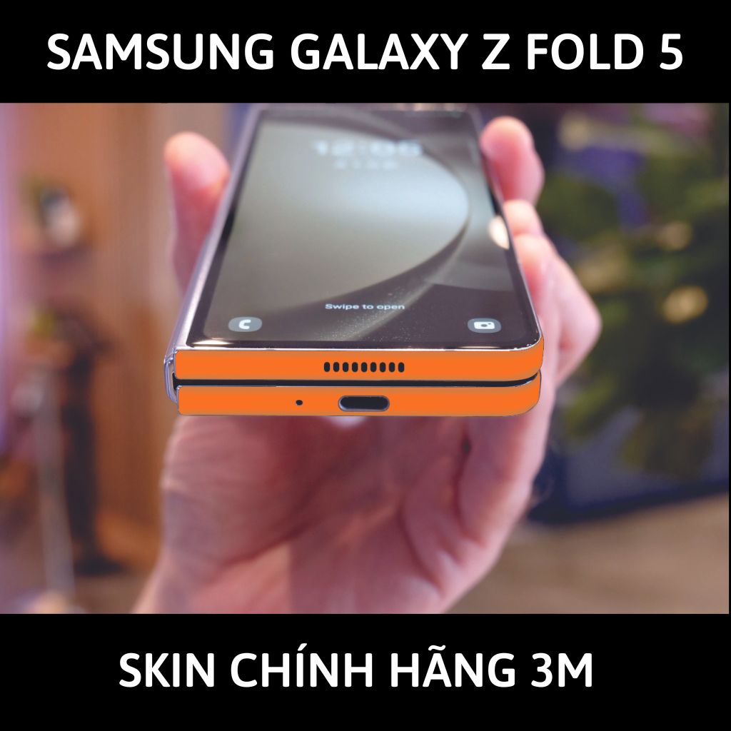 dán skin 3m samsung galaxy z fold 5 full body, camera phụ kiện điện thoại huỳnh tân store - Trống Đồng Cam