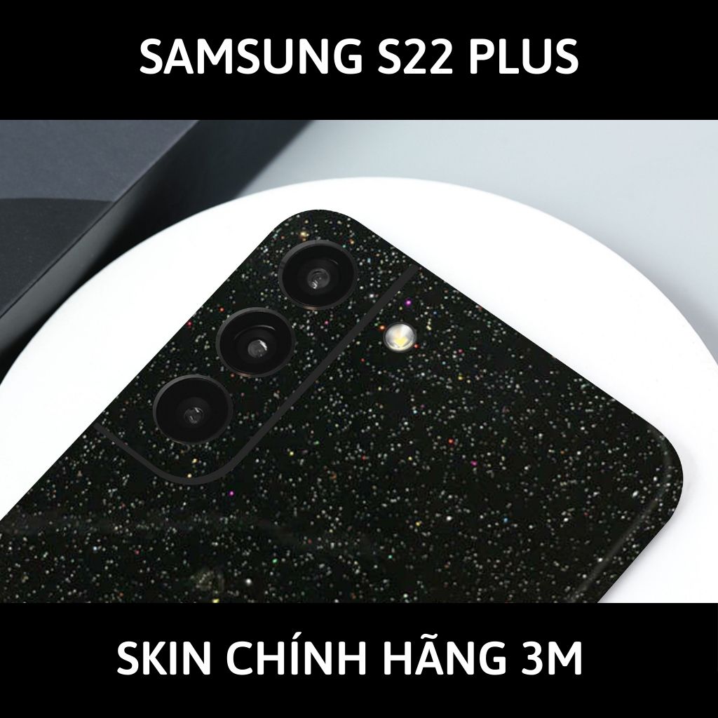 Skin 3m samsung galaxy S22 ultra , S22 plus, S22 full body và camera nhập khẩu chính hãng USA phụ kiện điện thoại huỳnh tân store - Galaxy Black - Warp Skin Collection