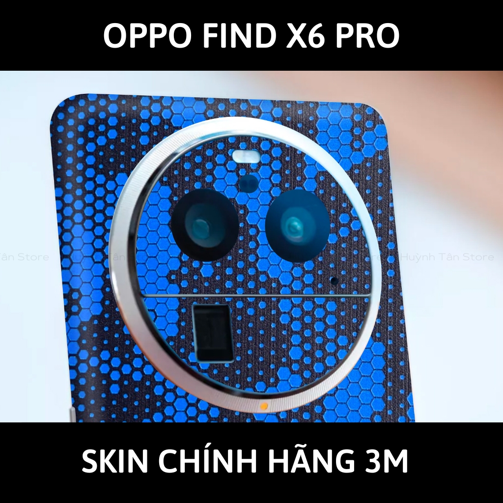 Dán skin điện thoại Oppo Find X6 Pro full body và camera nhập khẩu chính hãng USA phụ kiện điện thoại huỳnh tân store - Mamba Blue - Warp Skin Collection