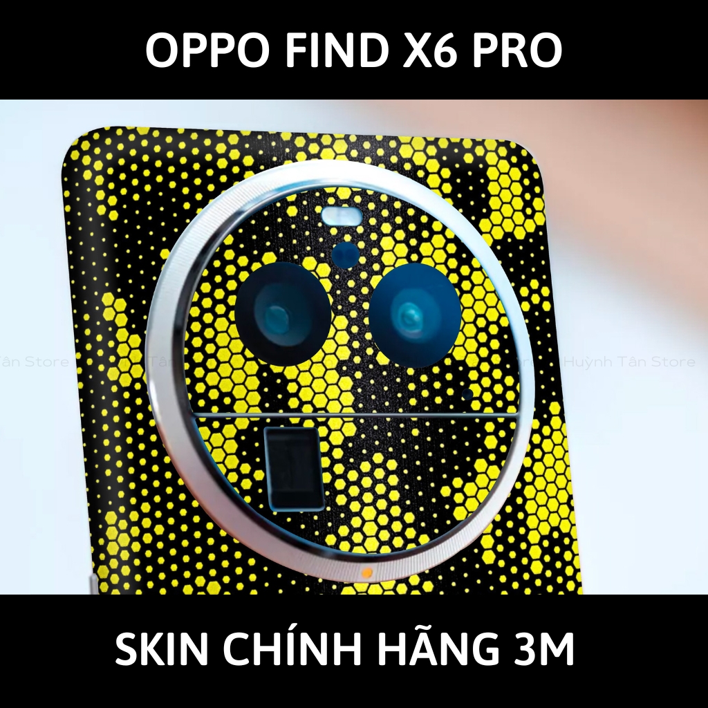 Dán skin điện thoại Oppo Find X6 Pro full body và camera nhập khẩu chính hãng USA phụ kiện điện thoại huỳnh tân store - Mamba Yellow - Warp Skin Collection