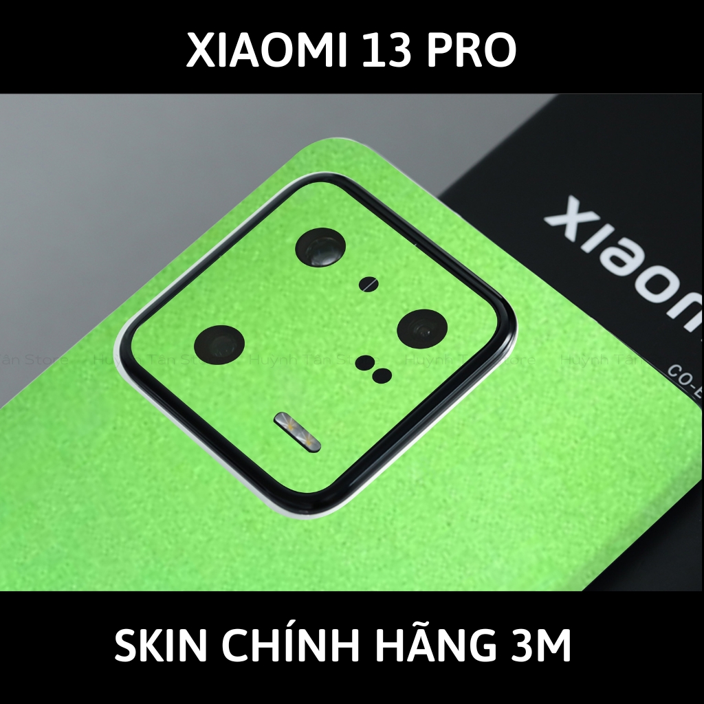 Skin 3m Mi 13 Ultra, Mi 13 Pro, Mi 13  full body và camera nhập khẩu chính hãng USA phụ kiện điện thoại huỳnh tân store - Oracal Green Brown - Warp Skin Collection