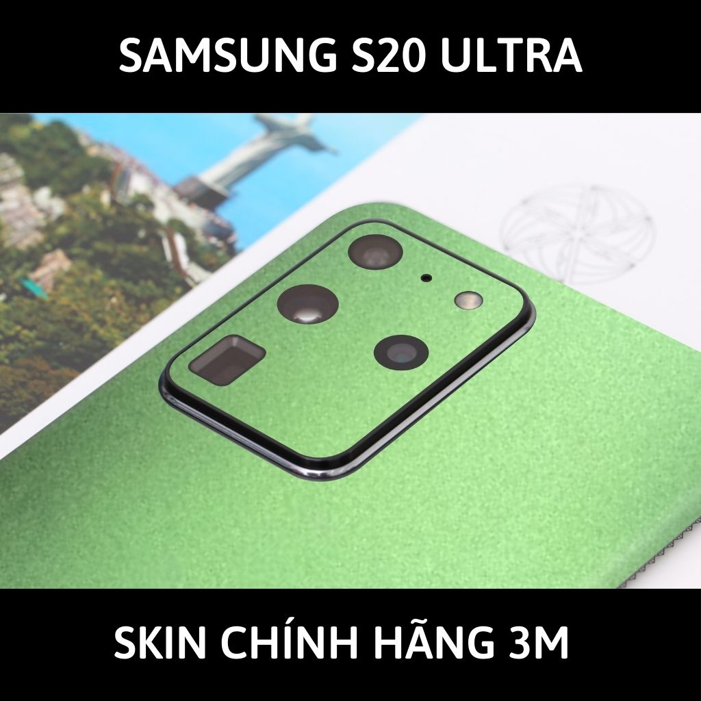 Skin 3m samsung galaxy S20 ultra , S20 plus, S20, S20 FE full body và camera nhập khẩu chính hãng USA phụ kiện điện thoại huỳnh tân store - Oracal Green Brown - Warp Skin Collection