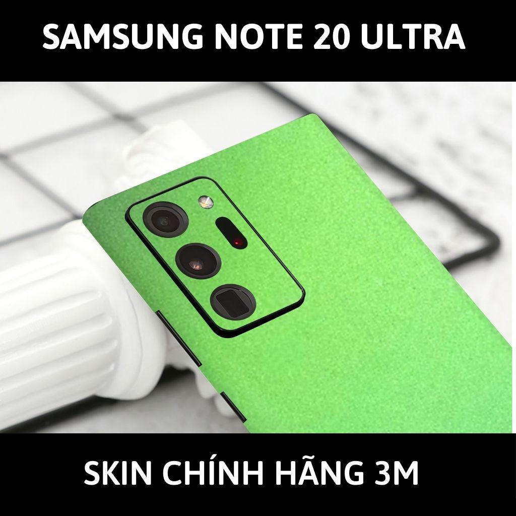 Skin 3m samsung galaxy note 20, note 20 ultra full body và camera nhập khẩu chính hãng USA phụ kiện điện thoại huỳnh tân store - Oracal Green Brown - Warp Skin Collection