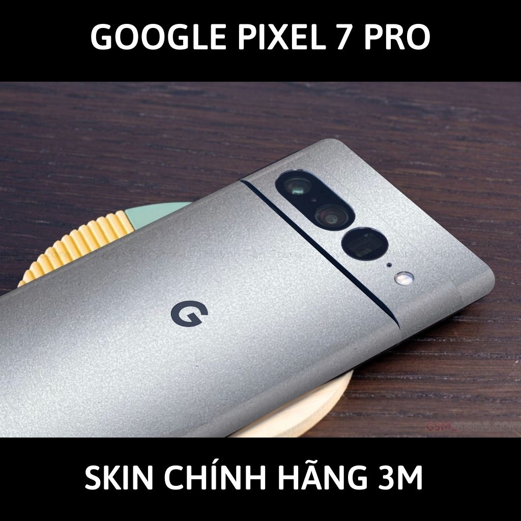 Skin 3m Google Pixel 7 Pro, Pixel 7, Pixel 7A full body và camera nhập khẩu chính hãng USA phụ kiện điện thoại huỳnh tân store - Alumium White - Warp Skin Collection
