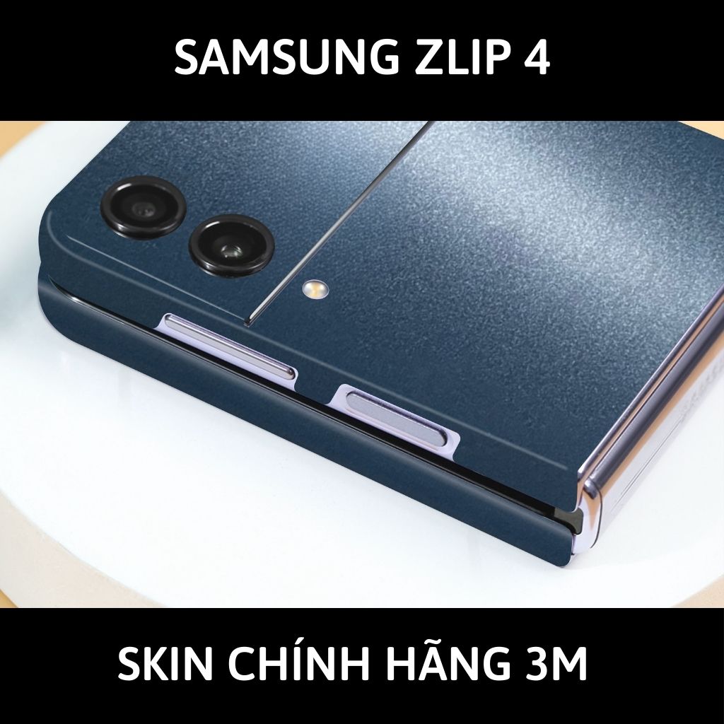 Skin 3m samsung galaxy Z Flip 4, Z Flip 3, Z Flip full body và camera nhập khẩu chính hãng USA phụ kiện điện thoại huỳnh tân store - Thunder Cloud - Warp Skin Collection