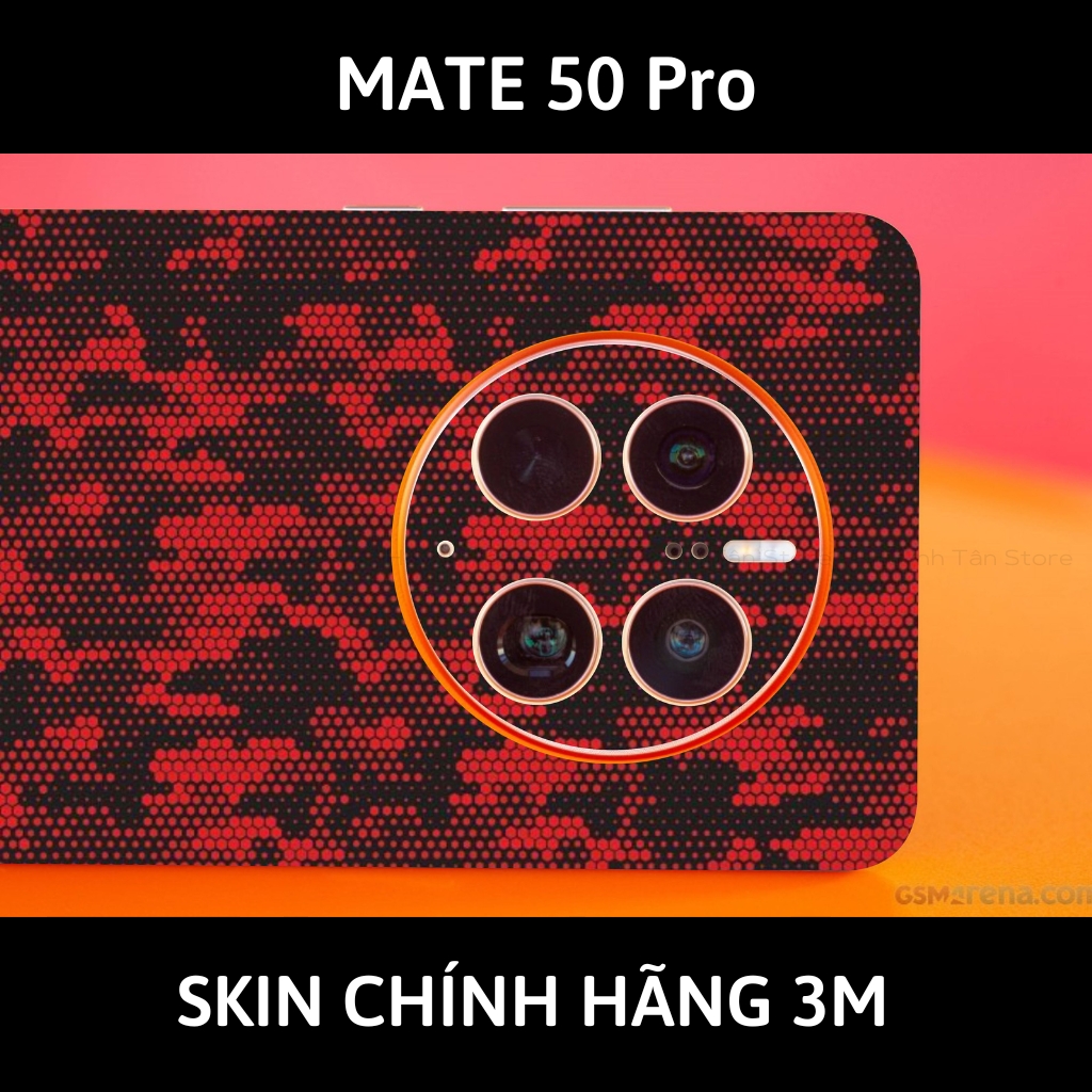 Dán skin điện thoại Huawei Mate 50 Pro full body và camera nhập khẩu chính hãng USA phụ kiện điện thoại huỳnh tân store - Mamba Red - Warp Skin Collection