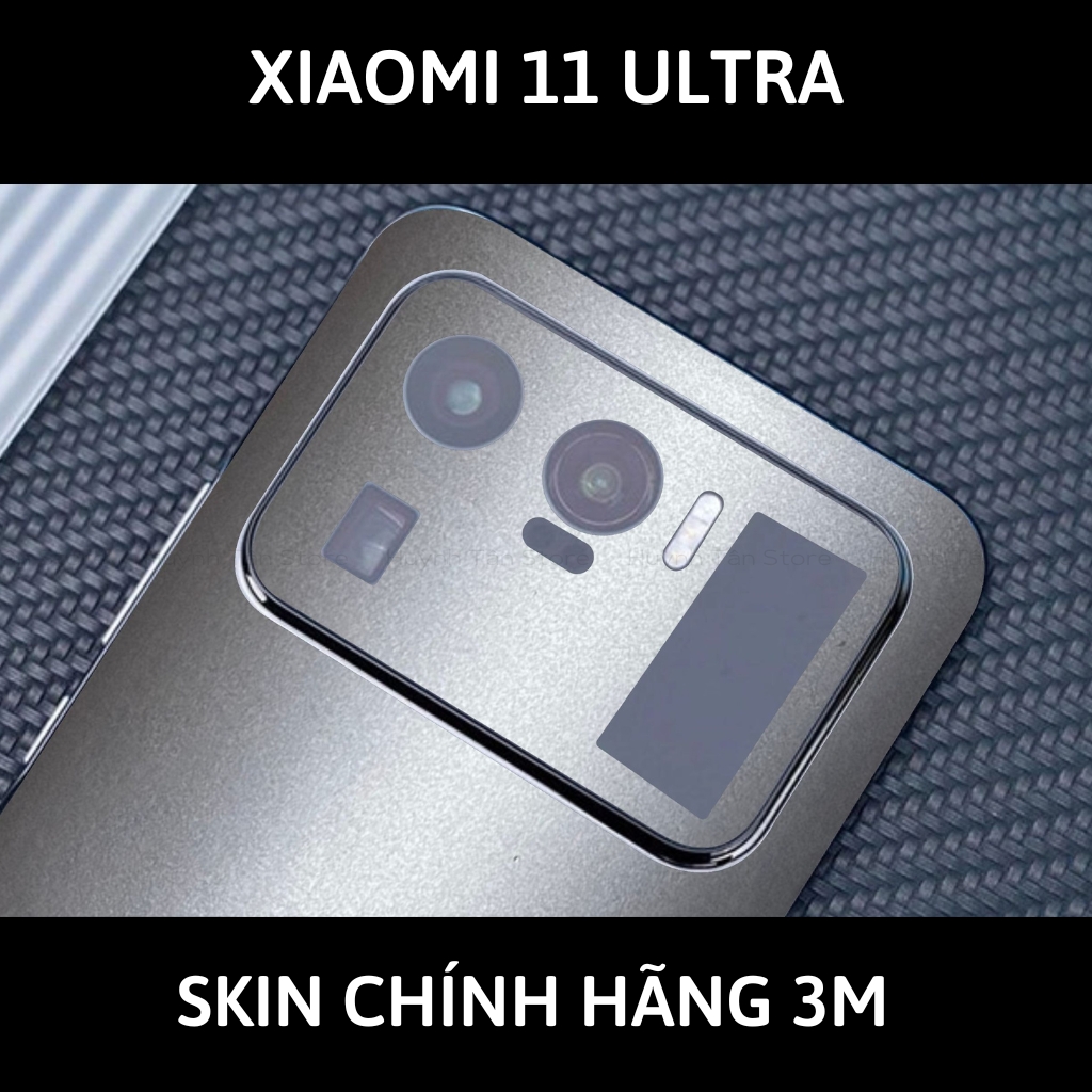 Skin 3m Mi 11 Ultra full body và camera nhập khẩu chính hãng USA phụ kiện điện thoại huỳnh tân store - Alumium White - Warp Skin Collection