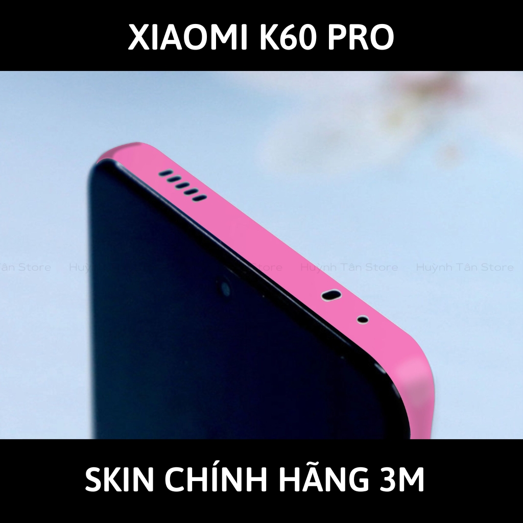 Skin 3m K60, K60 Pro full body và camera nhập khẩu chính hãng USA phụ kiện điện thoại huỳnh tân store - Oracal Hot Pink - Warp Skin Collection