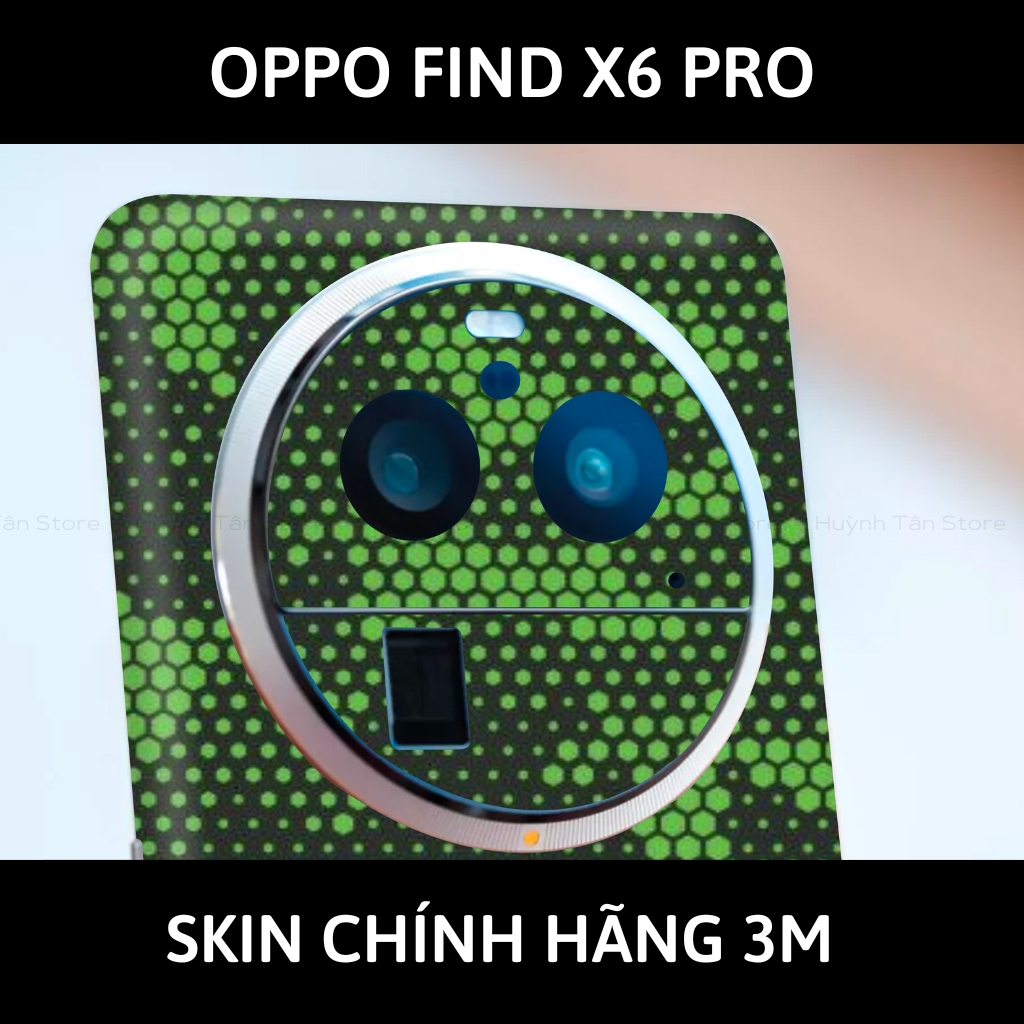 Dán skin điện thoại Oppo Find X6 Pro full body và camera nhập khẩu chính hãng USA phụ kiện điện thoại huỳnh tân store - Mamba Green - Warp Skin Collection