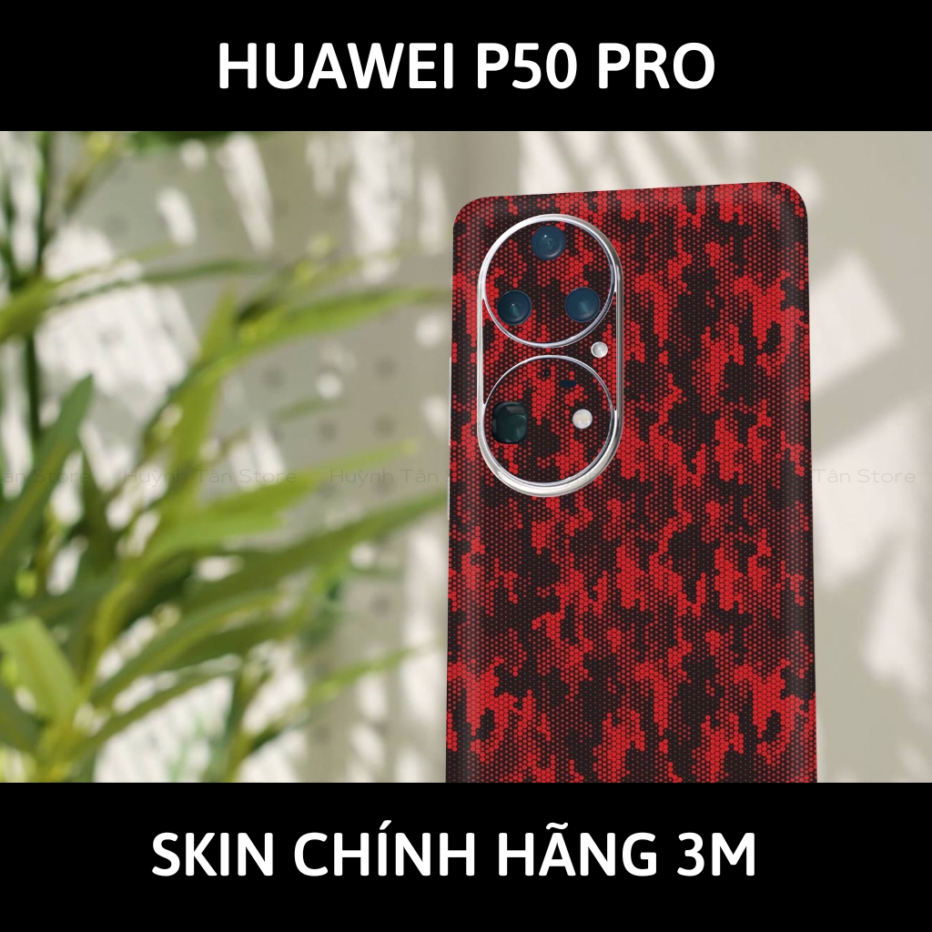 Dán skin điện thoại Huawei P50 Pro full body và camera nhập khẩu chính hãng USA phụ kiện điện thoại huỳnh tân store - Mamba Red - Warp Skin Collection