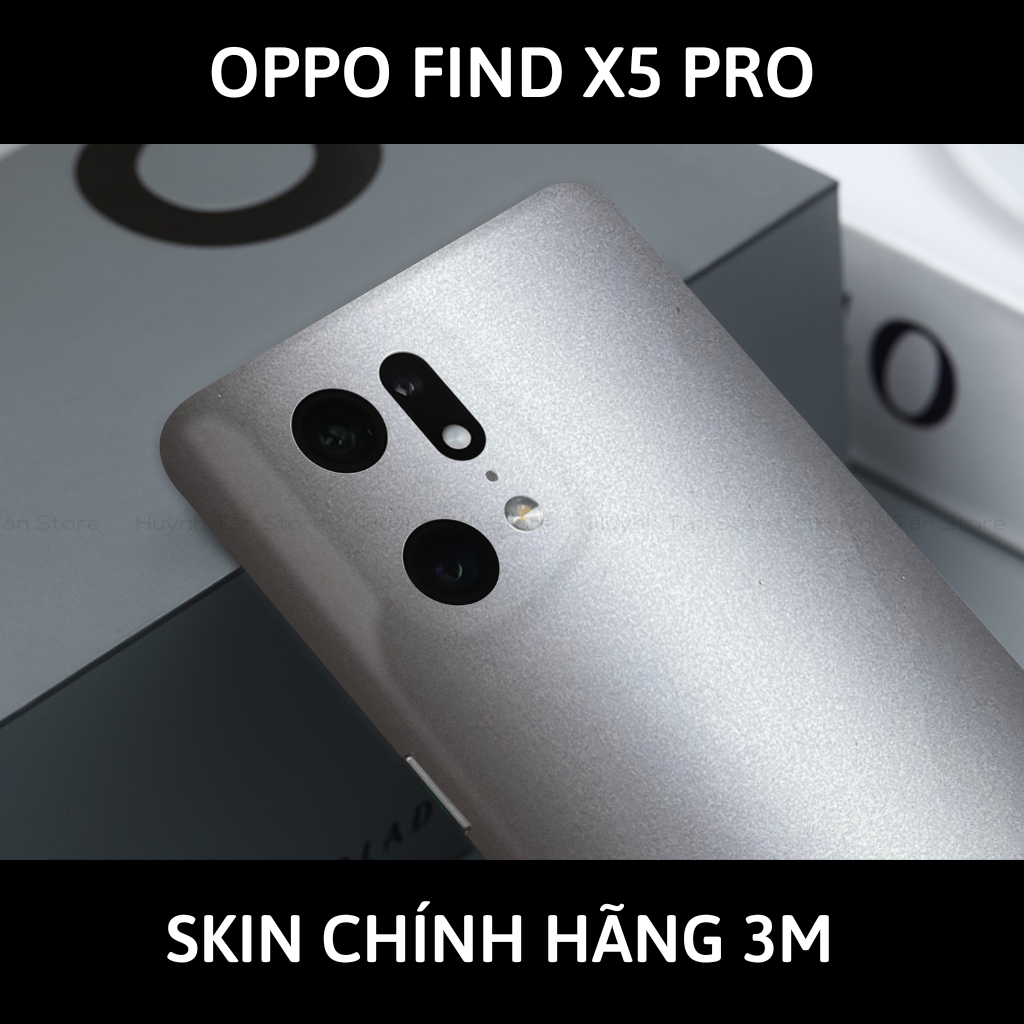 Dán skin điện thoại Oppo Find X5 Pro full body và camera nhập khẩu chính hãng USA phụ kiện điện thoại huỳnh tân store - Aluminum White - Warp Skin Collection