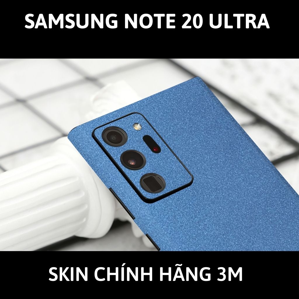 Skin 3m samsung galaxy note 20, note 20 ultra full body và camera nhập khẩu chính hãng USA phụ kiện điện thoại huỳnh tân store - Oracal Dove Blue Metalic - Warp Skin Collection