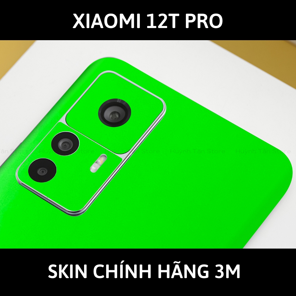 Skin 3m Mi 12T, Mi 12T Pro, K50 Ultra full body và camera nhập khẩu chính hãng USA phụ kiện điện thoại huỳnh tân store - Green Neo - Warp Skin Collection