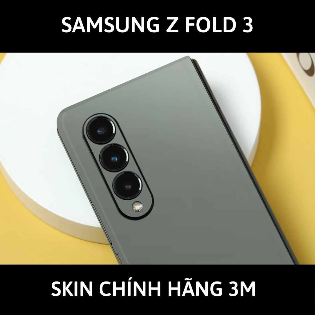 Skin 3m samsung galaxy Z Fold 4, Z Fold 3, Z Fold 2 full body và camera nhập khẩu chính hãng USA phụ kiện điện thoại huỳnh tân store - Battelship Grey - Warp Skin Collection