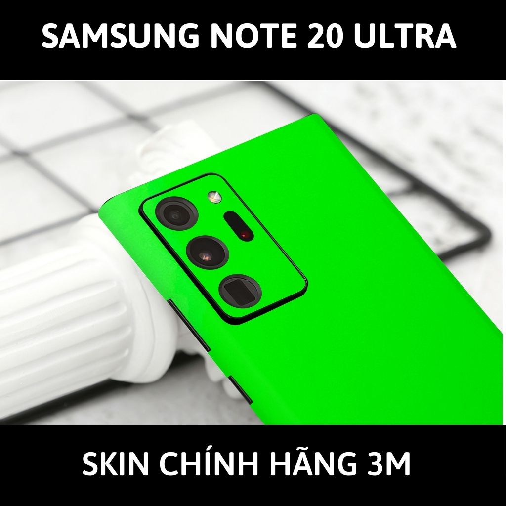 Skin 3m samsung galaxy note 20, note 20 ultra full body và camera nhập khẩu chính hãng USA phụ kiện điện thoại huỳnh tân store - Green Neo - Warp Skin Collection
