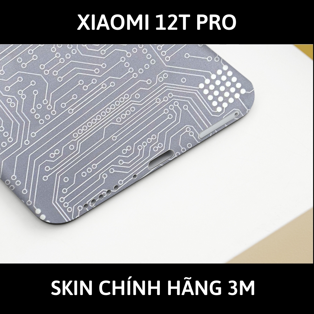 Skin 3m Mi 12T, Mi 12T Pro, K50 Ultra full body và camera nhập khẩu chính hãng USA phụ kiện điện thoại huỳnh tân store - Electronic White - Warp Skin Collection