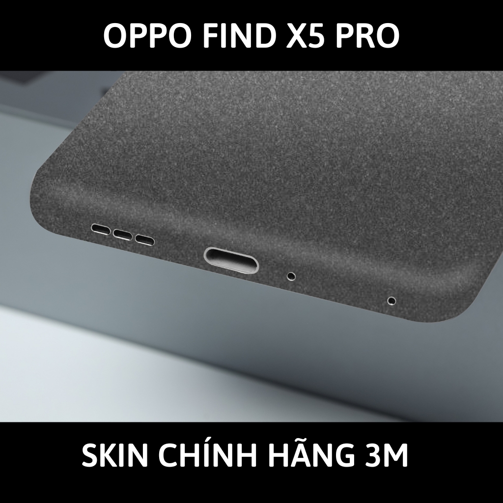 Dán skin điện thoại Oppo Find X5 Pro full body và camera nhập khẩu chính hãng USA phụ kiện điện thoại huỳnh tân store - Dark Grey - Warp Skin Collection