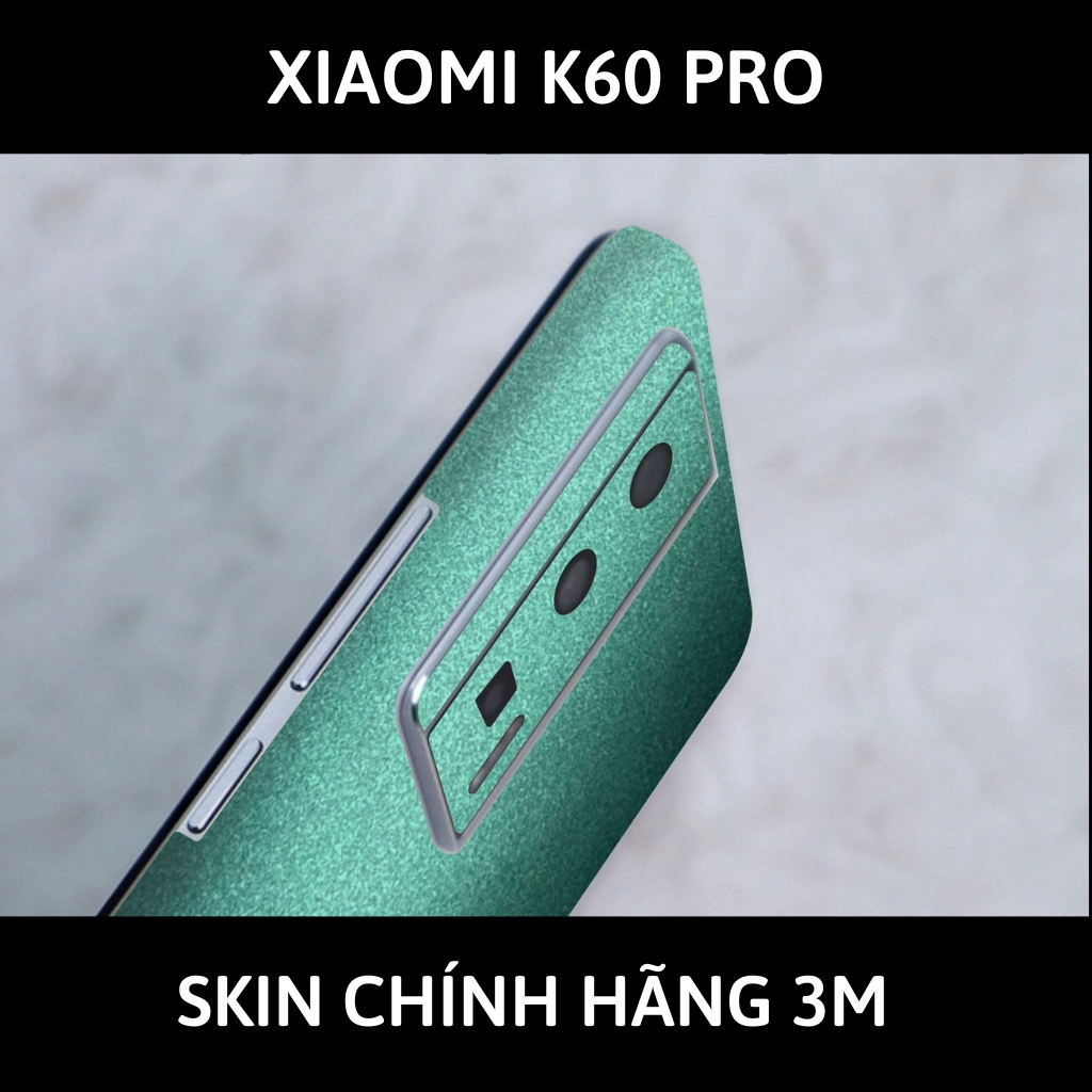 Skin 3m K60, K60 Pro full body và camera nhập khẩu chính hãng USA phụ kiện điện thoại huỳnh tân store - Matte Green - Warp Skin Collection