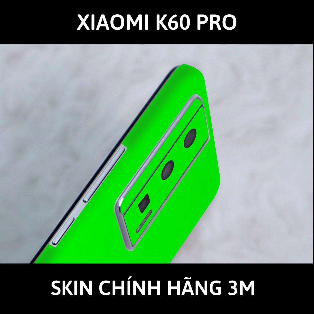 Skin 3m K60, K60 Pro full body và camera nhập khẩu chính hãng USA phụ kiện điện thoại huỳnh tân store - Green Neo - Warp Skin Collection