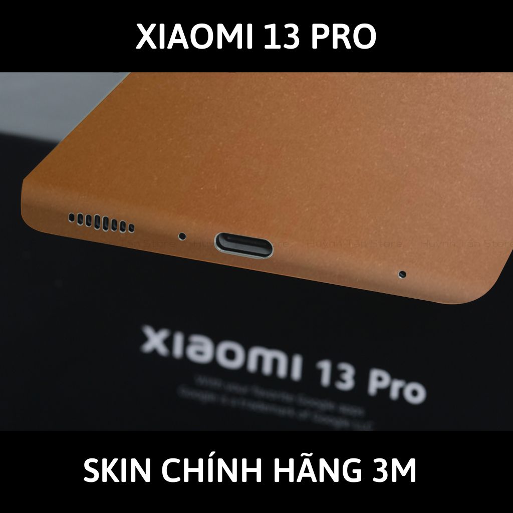 Skin 3m Mi 13 Ultra, Mi 13 Pro, Mi 13  full body và camera nhập khẩu chính hãng USA phụ kiện điện thoại huỳnh tân store - Caramel - Warp Skin Collection