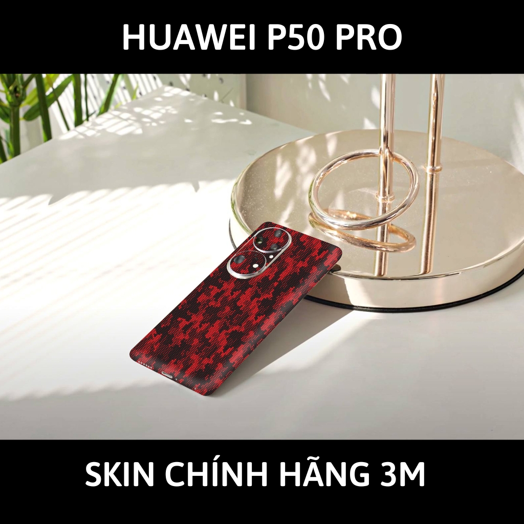 Dán skin điện thoại Huawei P50 Pro full body và camera nhập khẩu chính hãng USA phụ kiện điện thoại huỳnh tân store - Mamba Red - Warp Skin Collection