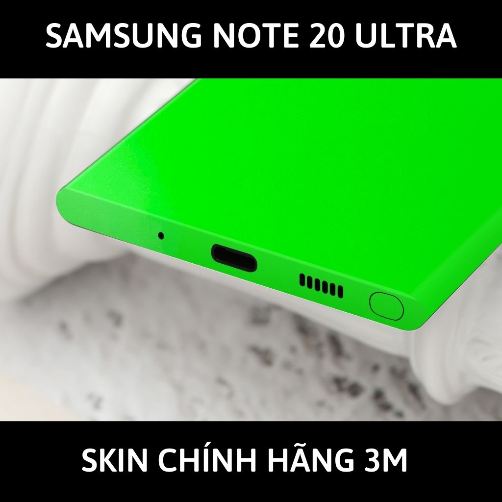 Skin 3m samsung galaxy note 20, note 20 ultra full body và camera nhập khẩu chính hãng USA phụ kiện điện thoại huỳnh tân store - Green Neo - Warp Skin Collection