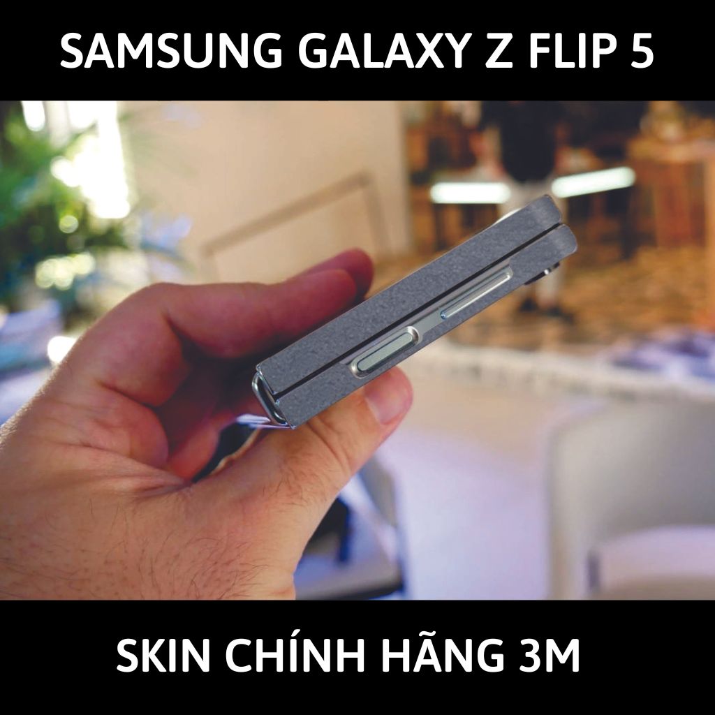 dán skin 3m samsung galaxy z flip 5 full body, camera phụ kiện điện thoại huỳnh tân store - Dark Gray