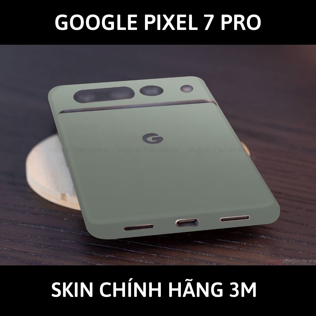 Skin 3m Google Pixel 7 Pro, Pixel 7, Pixel 7A full body và camera nhập khẩu chính hãng USA phụ kiện điện thoại huỳnh tân store - Battelship Grey - Warp Skin Collection