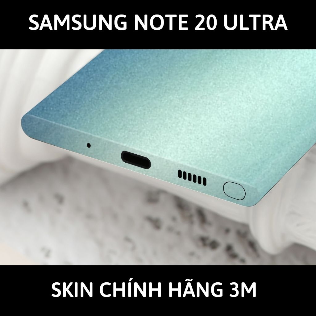 Skin 3m samsung galaxy note 20, note 20 ultra full body và camera nhập khẩu chính hãng USA phụ kiện điện thoại huỳnh tân store - Oracal Blue Yellow - Warp Skin Collection