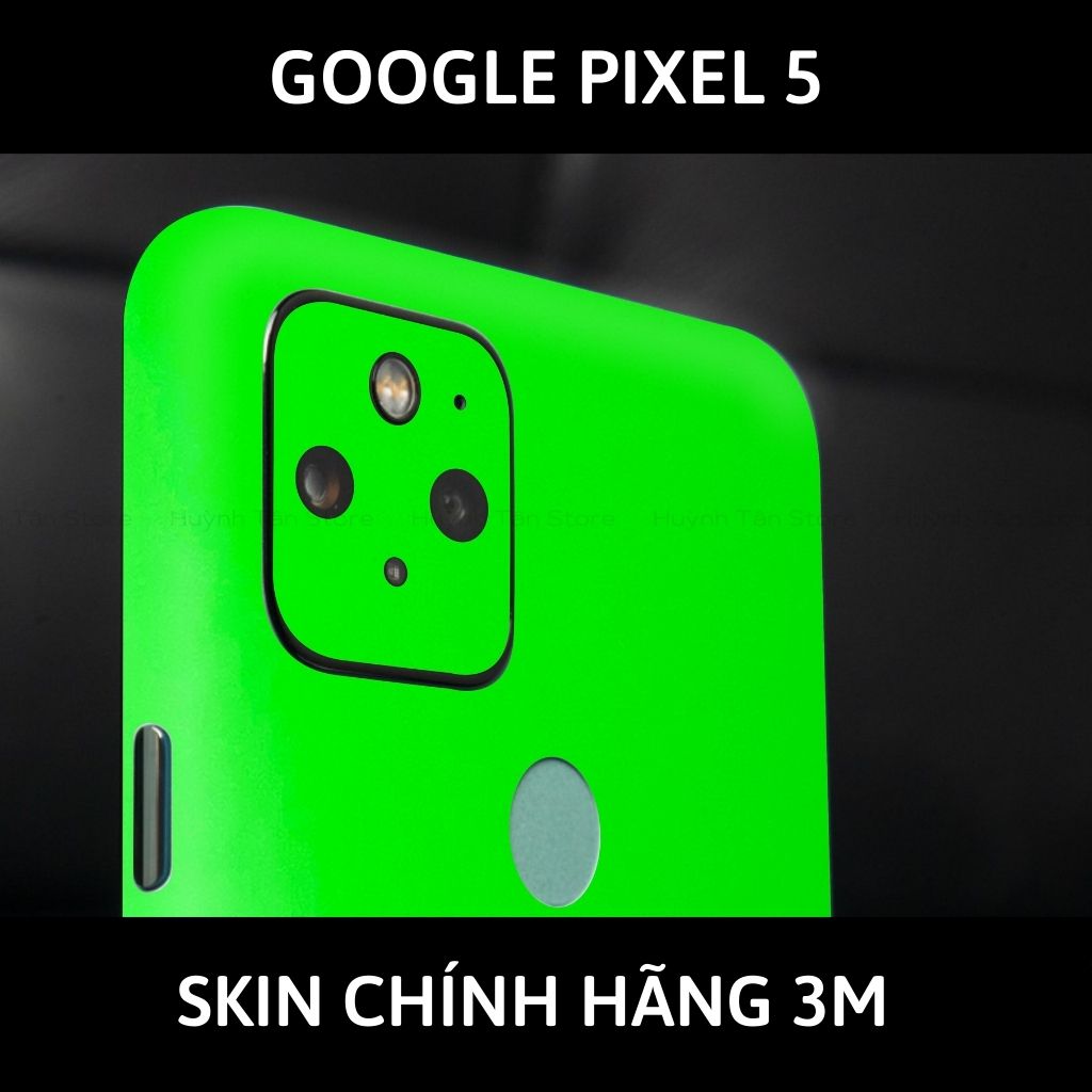 Skin 3m Google Pixel 5, Pixel 5A, Pixel 4A, Pixel 4A 5G full body và camera nhập khẩu chính hãng USA phụ kiện điện thoại huỳnh tân store - Green Neo - Warp Skin Collection