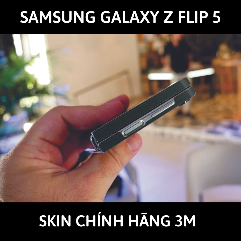 dán skin 3m samsung galaxy z flip 5 full body, camera phụ kiện điện thoại huỳnh tân store - Grass Green