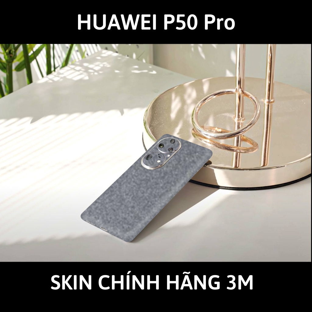 Dán skin điện thoại Huawei P50 Pro full body và camera nhập khẩu chính hãng USA phụ kiện điện thoại huỳnh tân store - Dark Grey - Warp Skin Collection