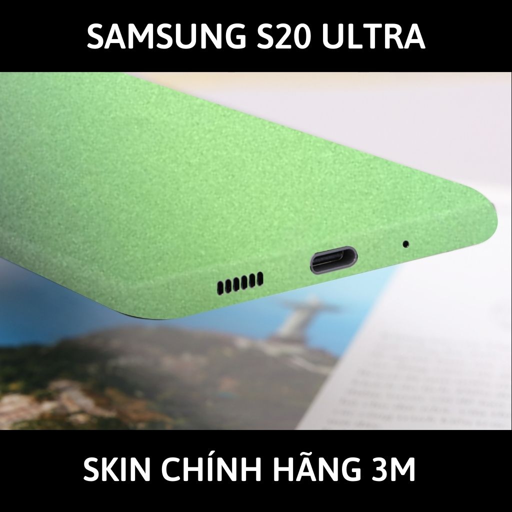 Skin 3m samsung galaxy S20 ultra , S20 plus, S20, S20 FE full body và camera nhập khẩu chính hãng USA phụ kiện điện thoại huỳnh tân store - Oracal Green Brown - Warp Skin Collection