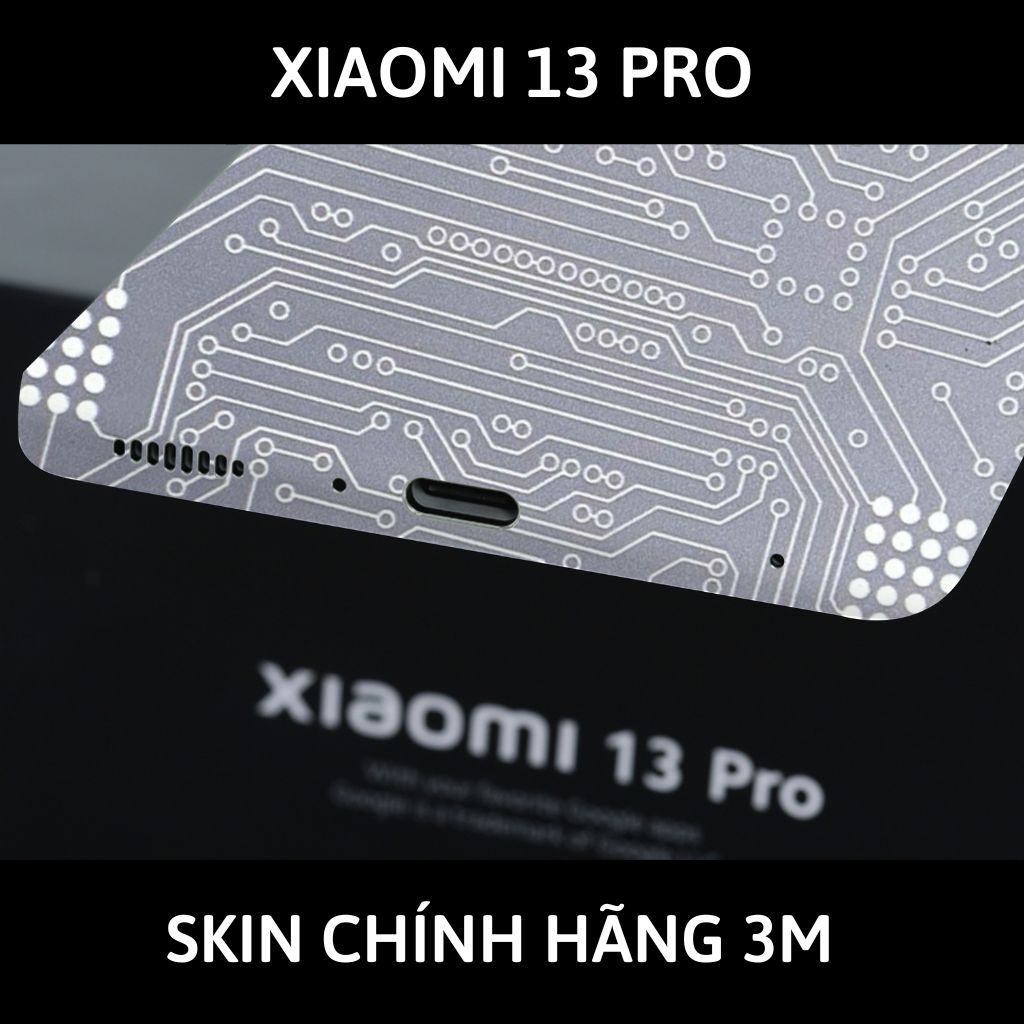 Skin 3m Mi 13 Ultra, Mi 13 Pro, Mi 13  full body và camera nhập khẩu chính hãng USA phụ kiện điện thoại huỳnh tân store - Electronic White 2021 - Warp Skin Collection