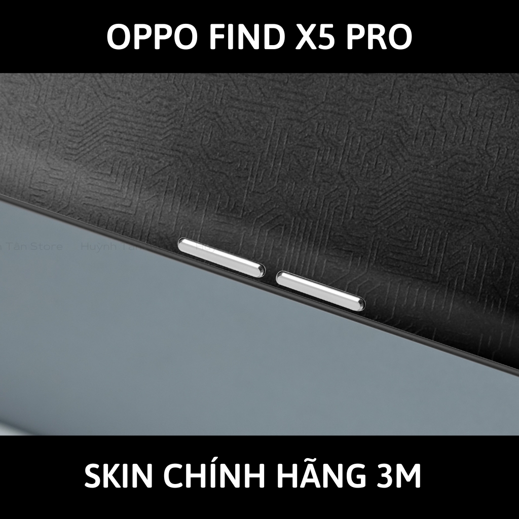 Dán skin điện thoại Oppo Find X5 Pro full body và camera nhập khẩu chính hãng USA phụ kiện điện thoại huỳnh tân store - Electronic Black - Warp Skin Collection