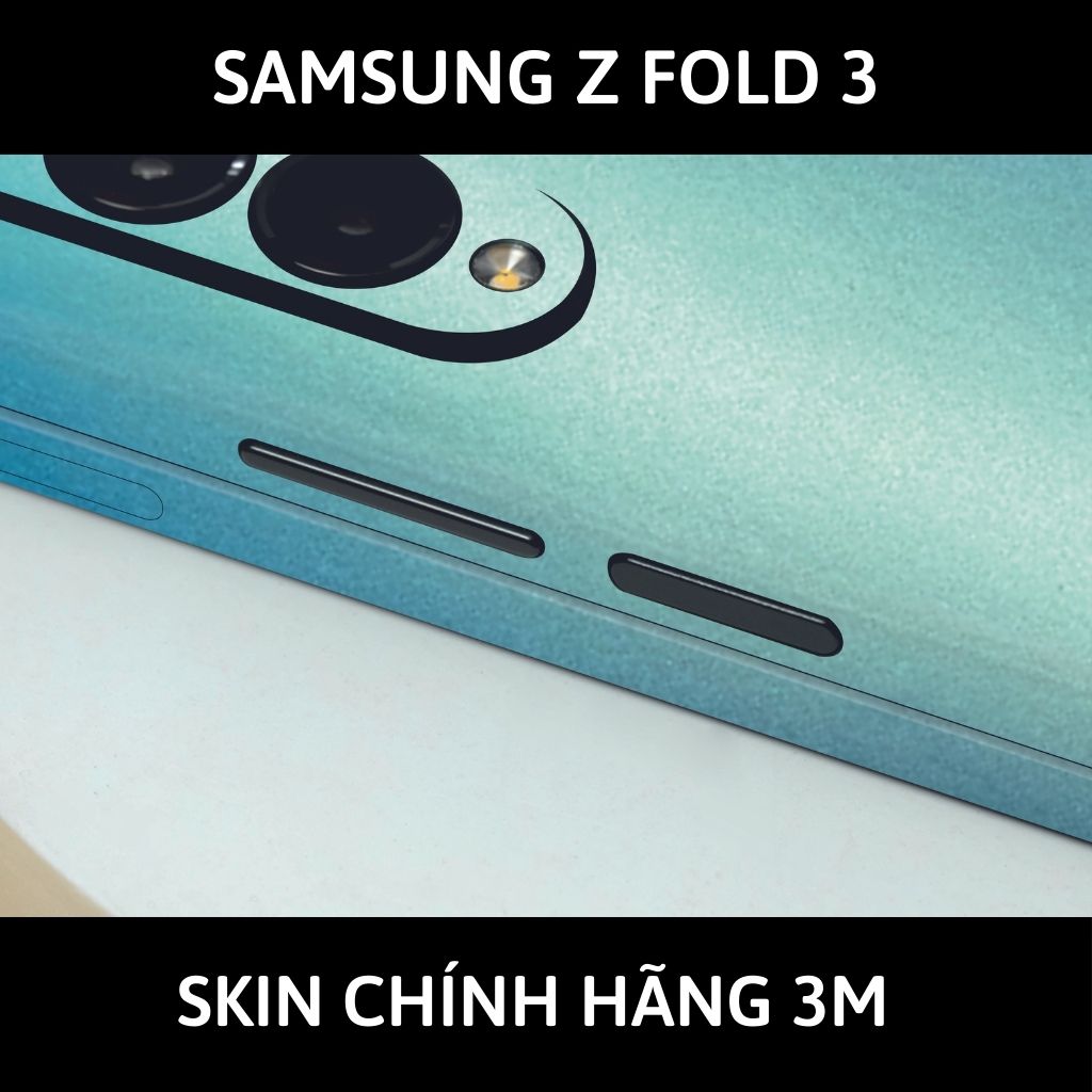 Skin 3m samsung galaxy Z Fold 4, Z Fold 3, Z Fold 2 full body và camera nhập khẩu chính hãng USA phụ kiện điện thoại huỳnh tân store - Oracal Yellow Blue - Warp Skin Collection