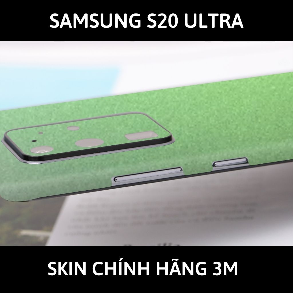 Skin 3m samsung galaxy S20 ultra , S20 plus, S20, S20 FE full body và camera nhập khẩu chính hãng USA phụ kiện điện thoại huỳnh tân store - Oracal Green Brown - Warp Skin Collection