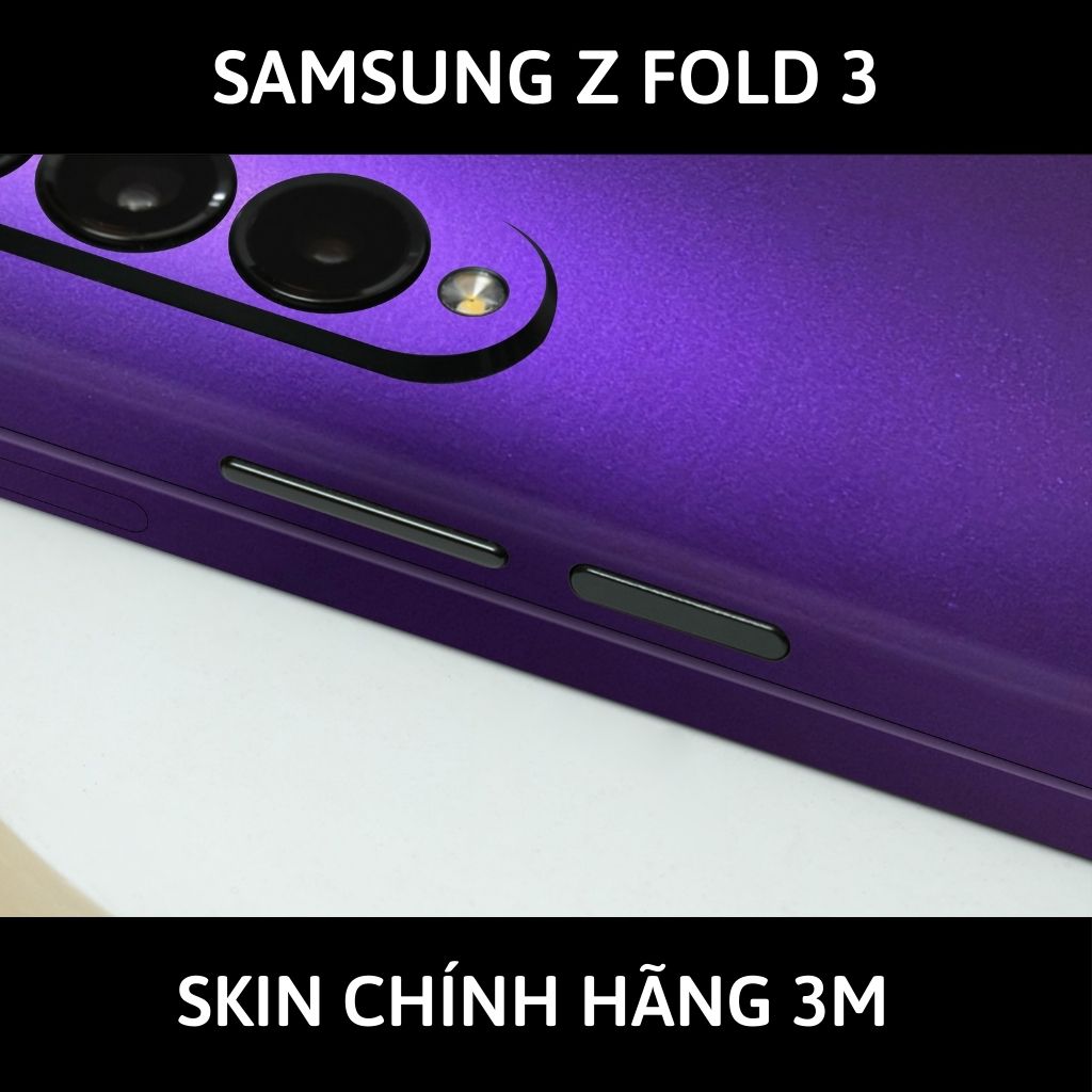 Skin 3m samsung galaxy Z Fold 4, Z Fold 3, Z Fold 2 full body và camera nhập khẩu chính hãng USA phụ kiện điện thoại huỳnh tân store - Oracal Deep Pupper- Warp Skin Collection