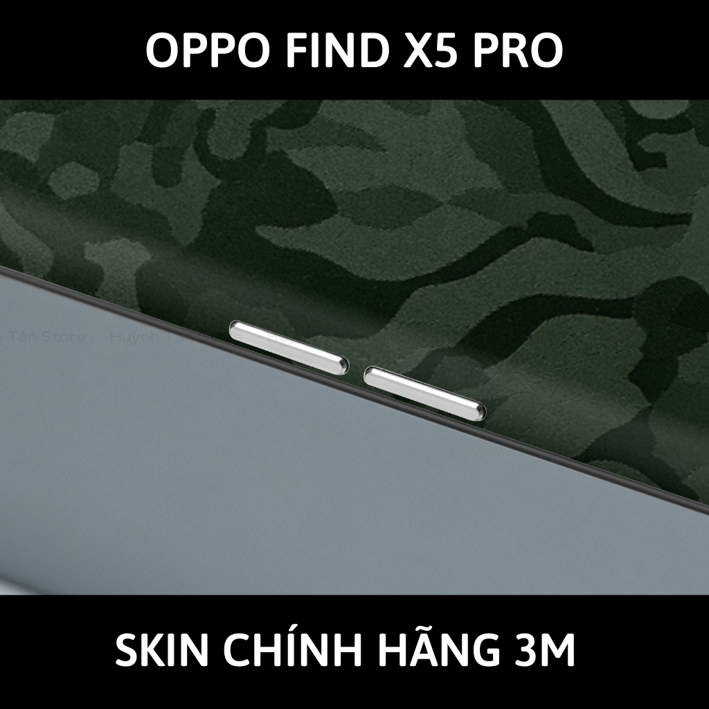 Dán skin điện thoại Oppo Find X5 Pro full body và camera nhập khẩu chính hãng USA phụ kiện điện thoại huỳnh tân store - Camo Green - Warp Skin Collection