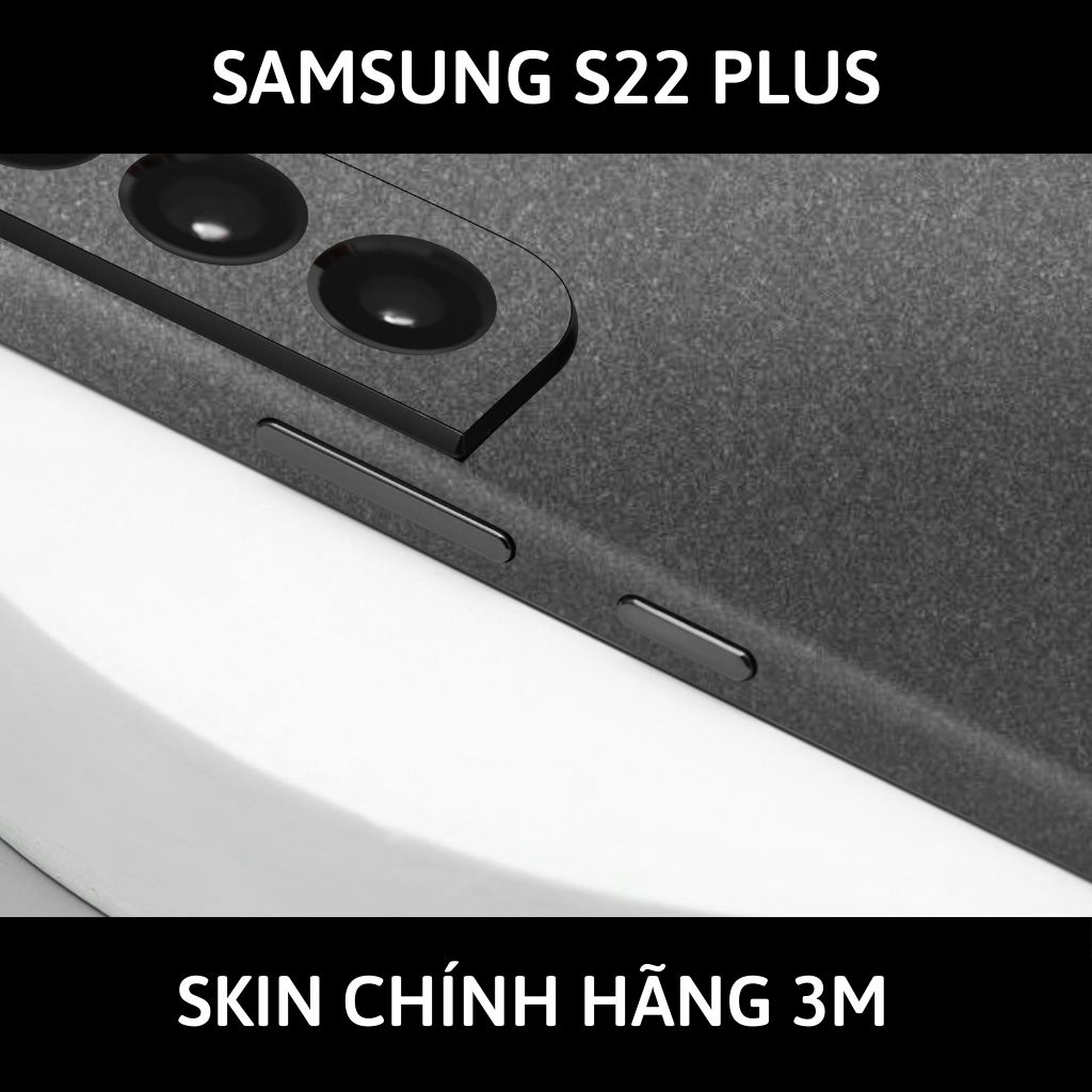 Skin 3m samsung galaxy S22 ultra , S22 plus, S22 full body và camera nhập khẩu chính hãng USA phụ kiện điện thoại huỳnh tân store - Dark Grey - Warp Skin Collection